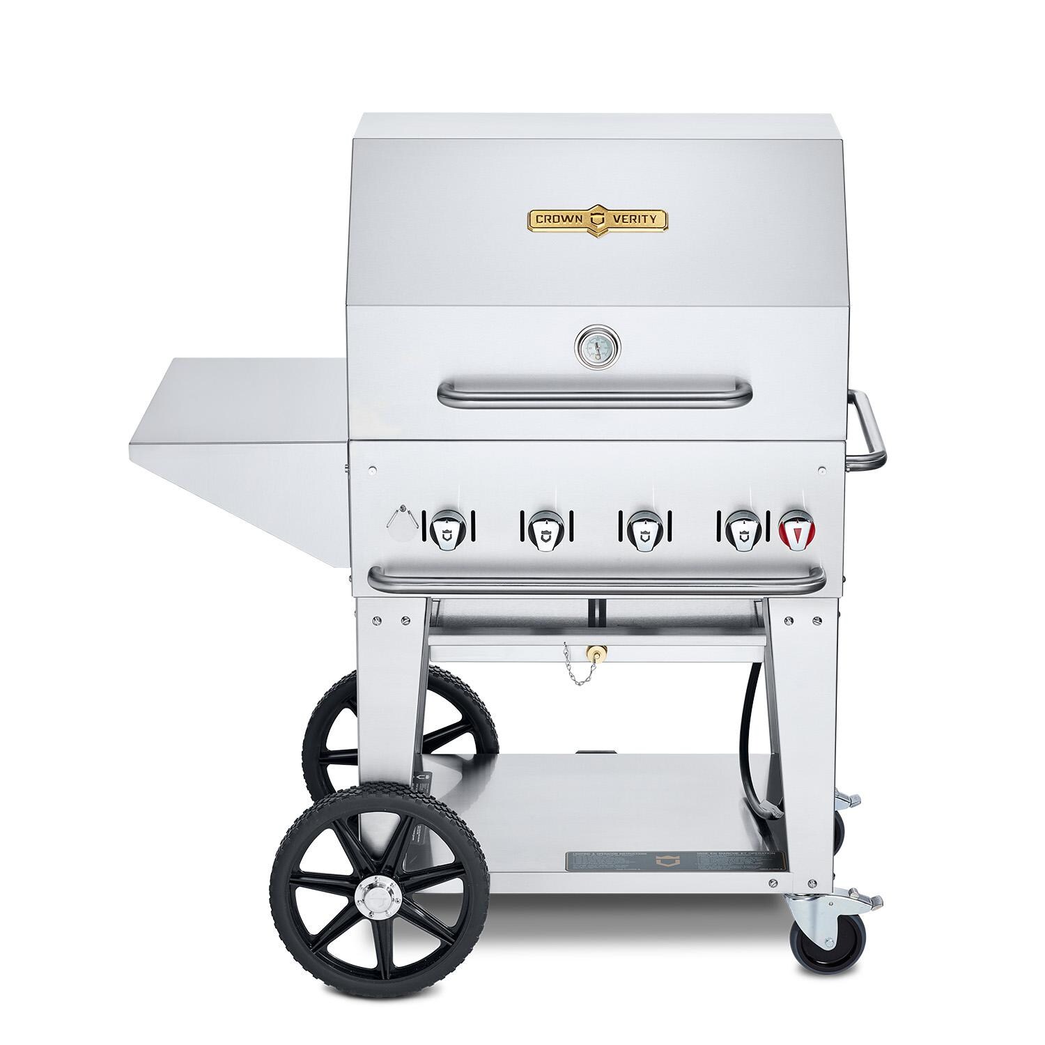 Crown Verity 30-Inch Mobile Natural Gas Grill Package - CV-MCB-30PKG-NG