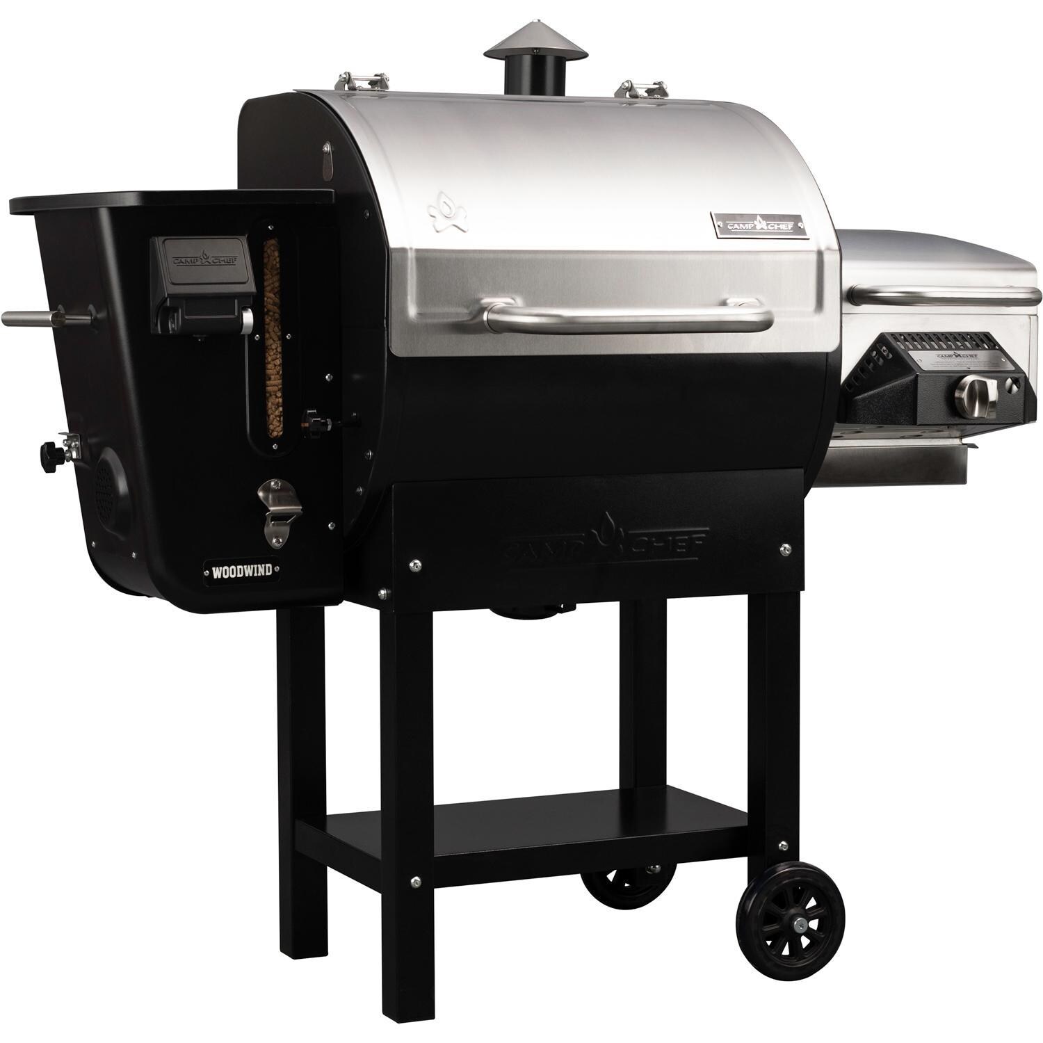 Camp Chef Woodwind Wifi 24 Inch Pellet Grill With Propane Sear Box Pg24cl Bbqguys