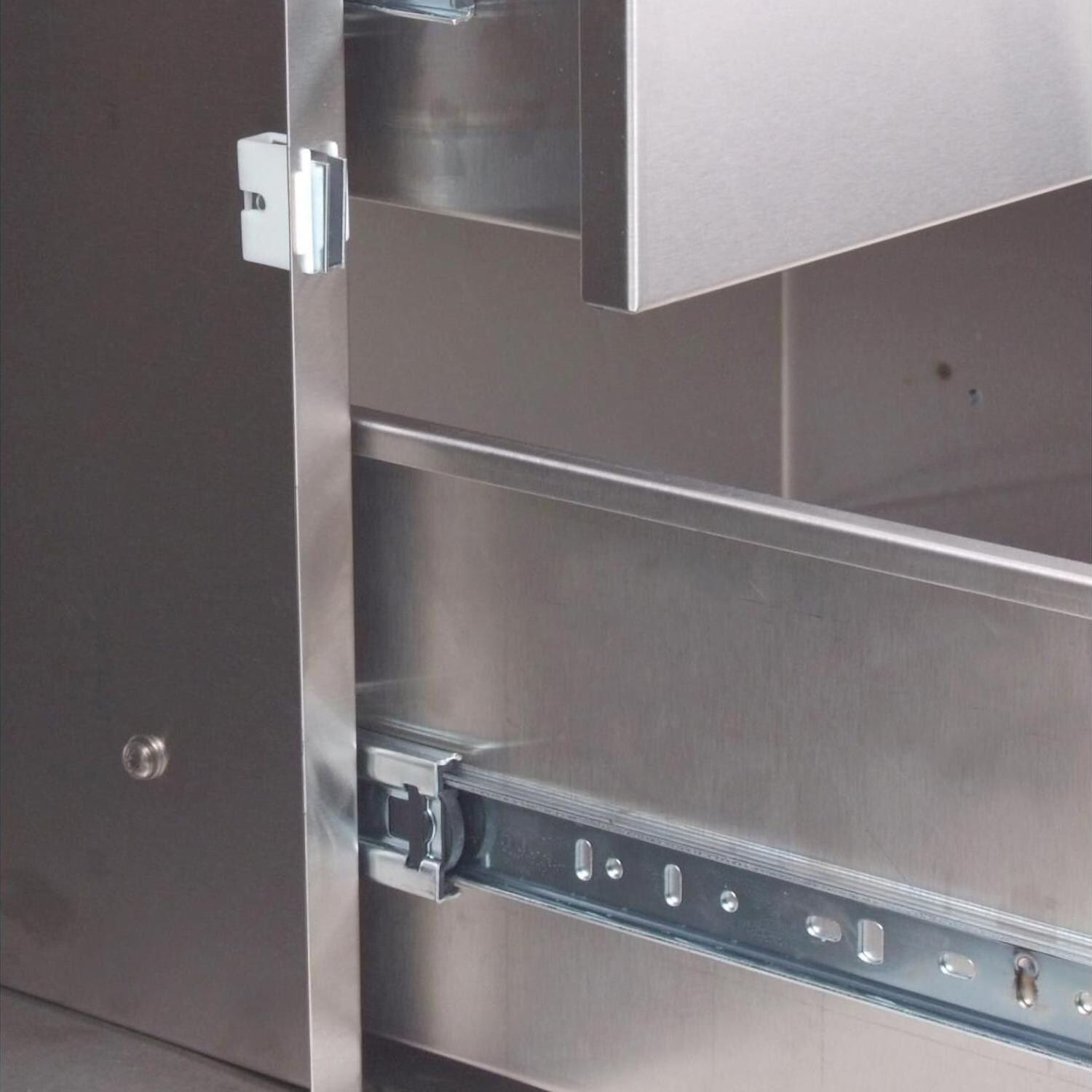 BBQ Guys Stainless Steel Kamado Cart - Commercial Grade Drawer Glides thumbnail