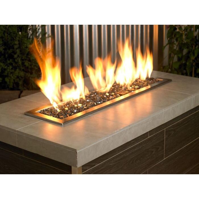 BBQGuys Signature AFF-GRYRF-10 1/4-Inch Gray Reflective Fire Glass - Lifestyle thumbnail