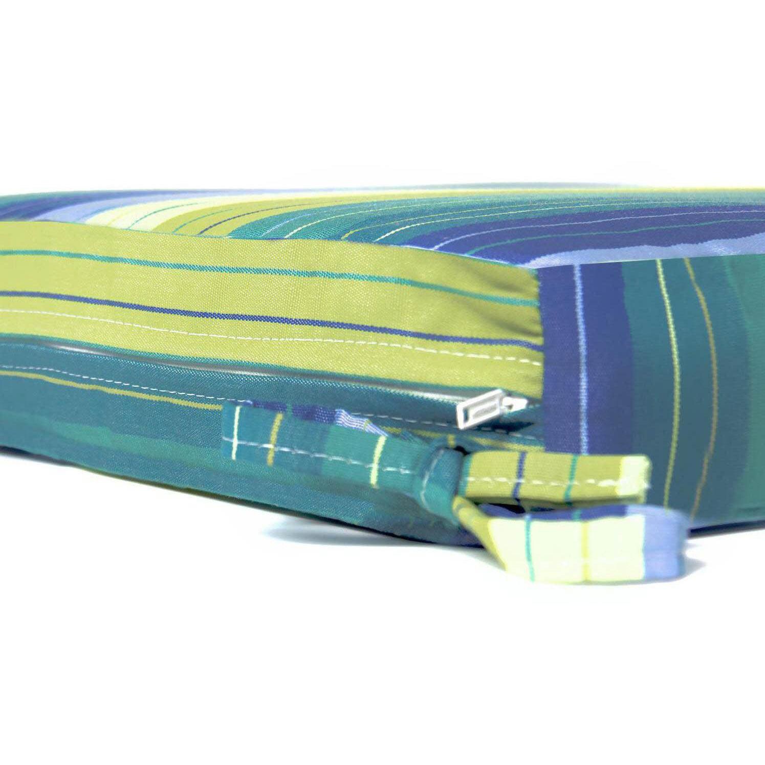 Medium Replacement Seat Cushion With Knife Edge - Zipper and Tie Detail thumbnail