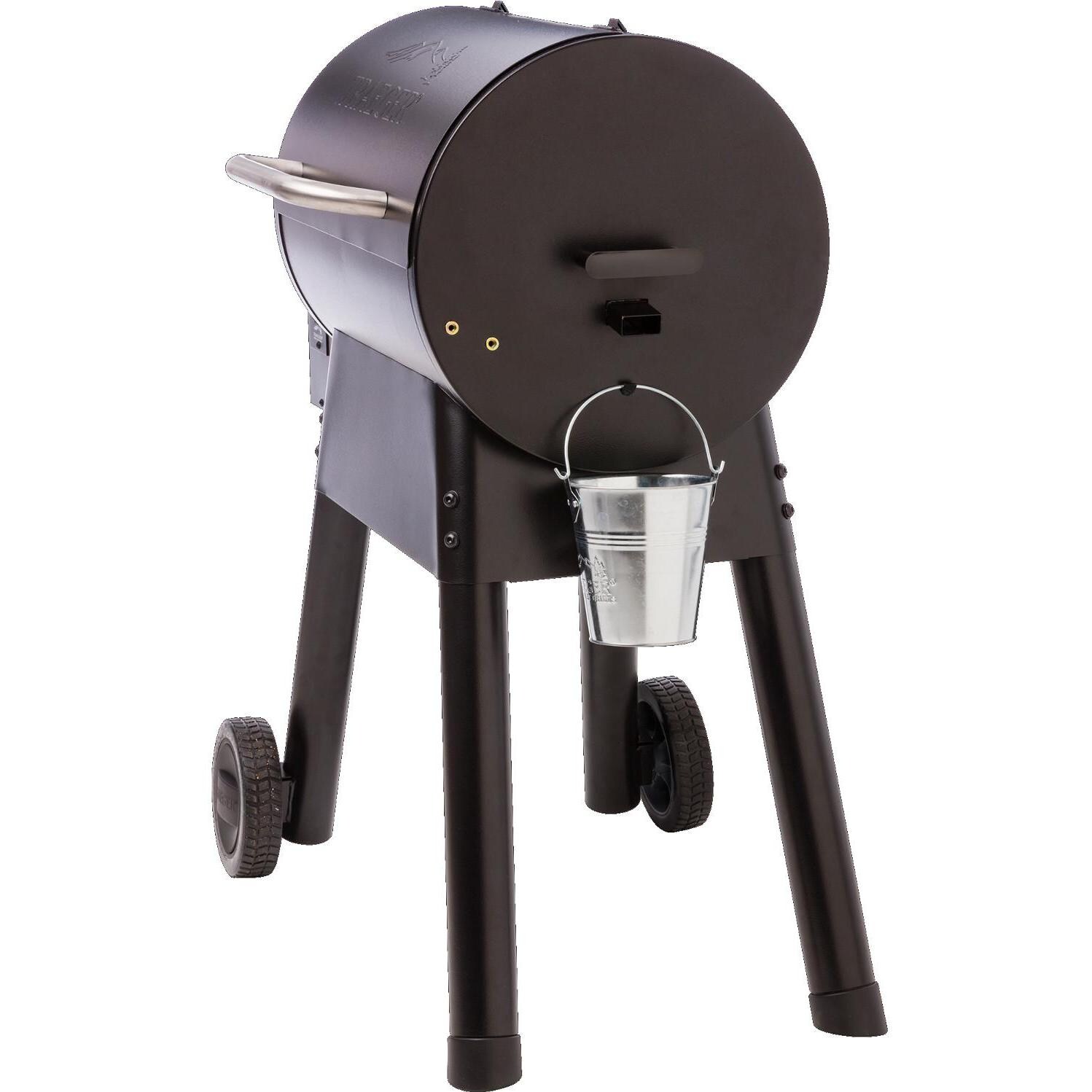 Traeger Bronson 20 Pellet Grill On Cart - Side View thumbnail