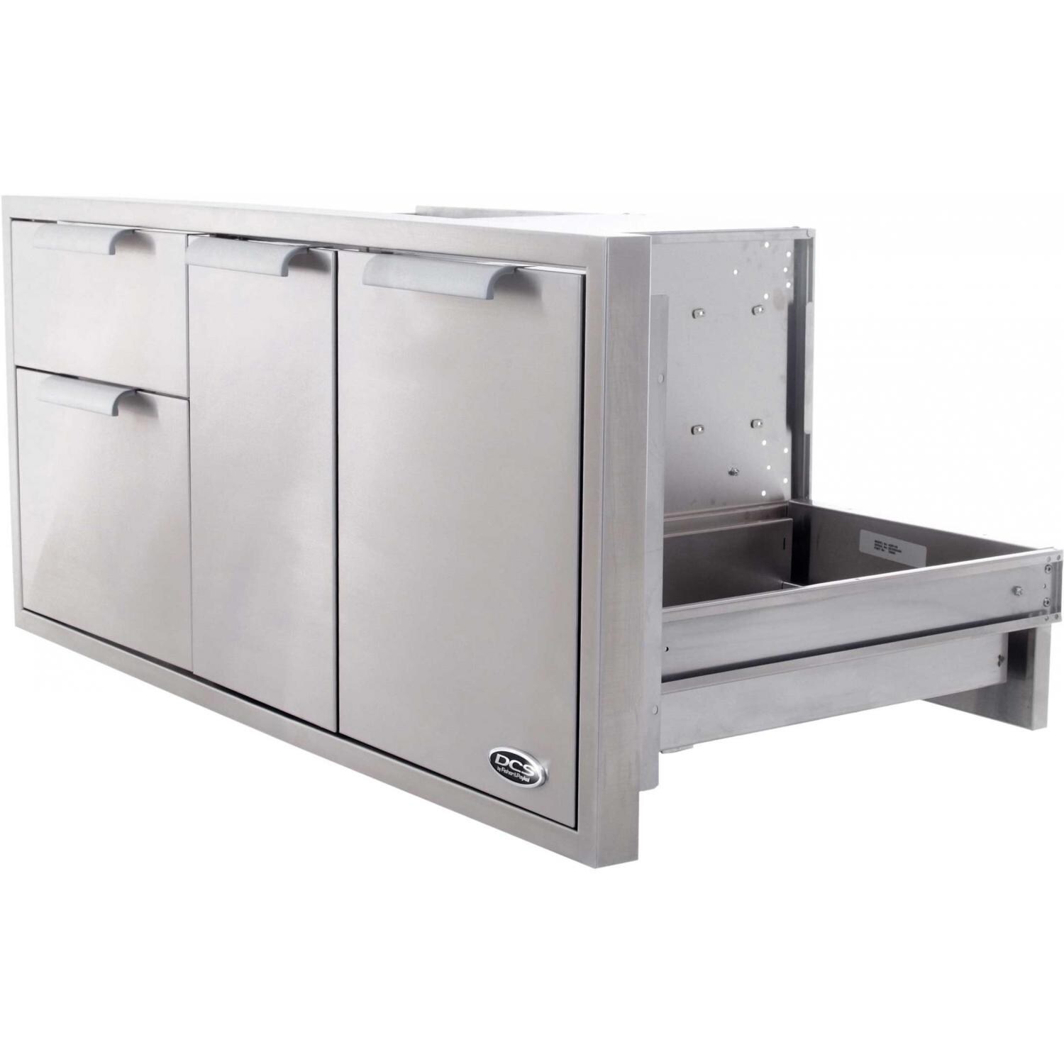 DCS 48 Inch Triple Access Drawer & Propane Tank Storage Combo BBQ Guys