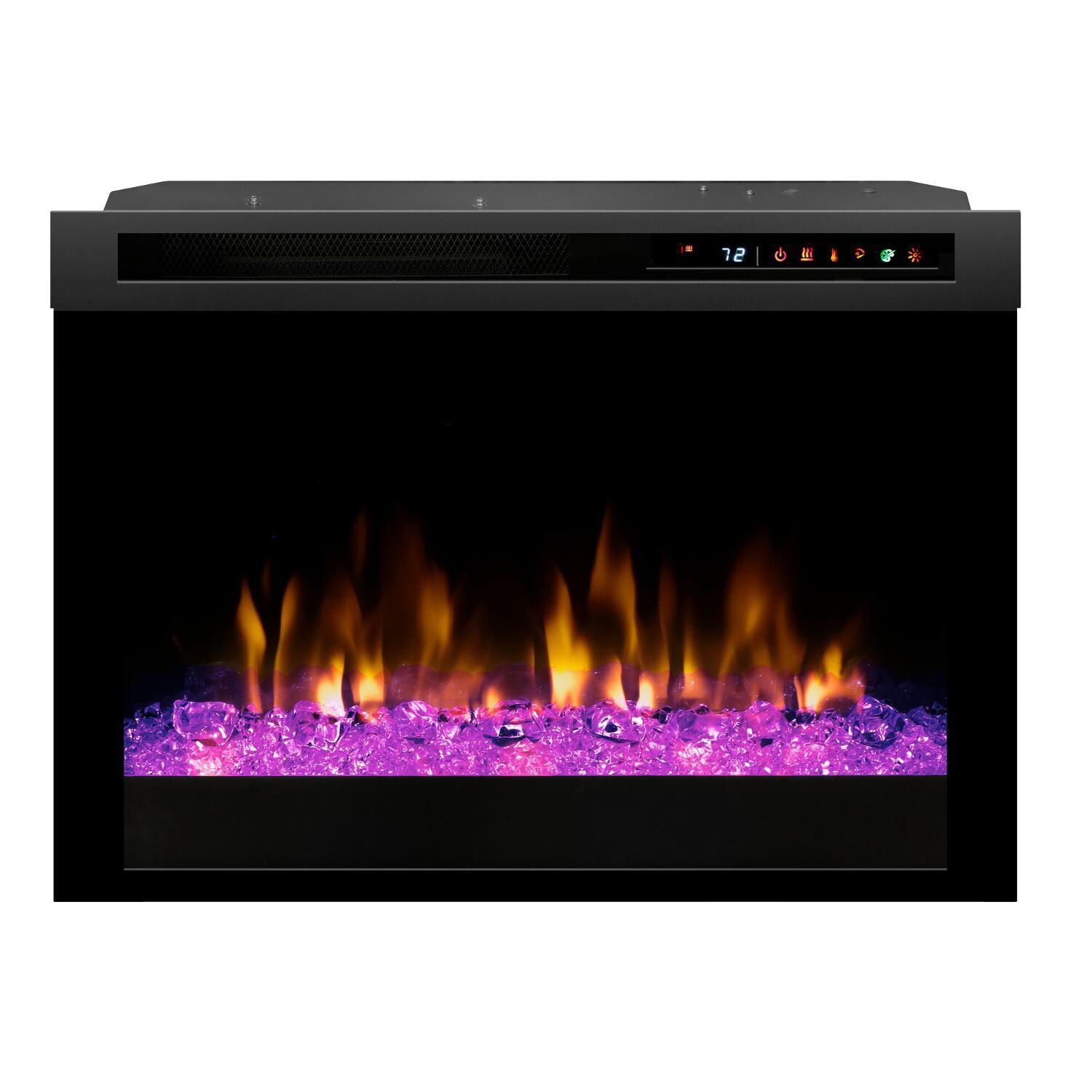 Dimplex - GDS26G8-1873FM - 26-Inch Multi-Fire XHD Electric Firebox - Acrylic Ice Embers - Purple thumbnail
