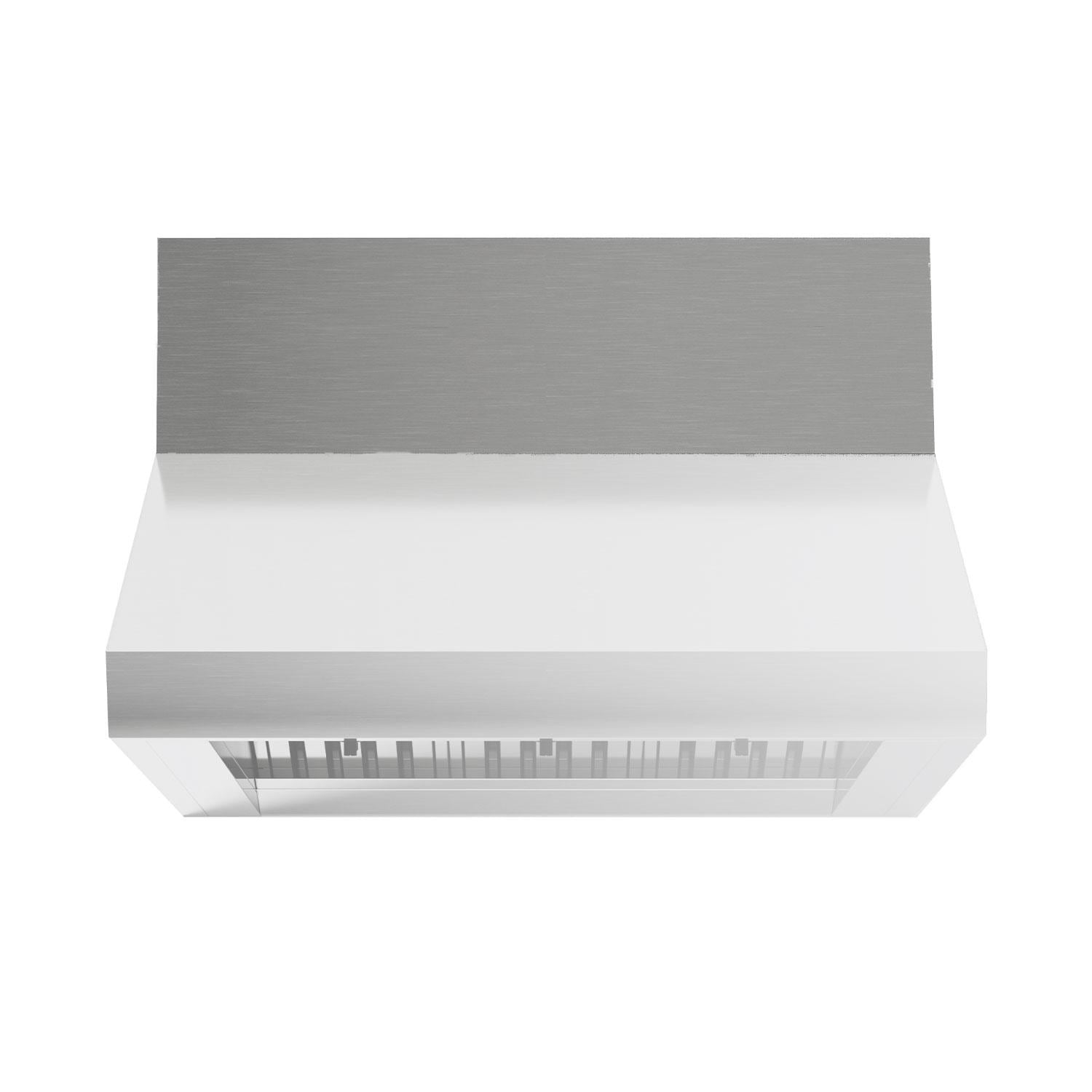 XO Appliance XOGV36X12DC 36 X 12-in Outdoor Duct Cover - White Background thumbnail