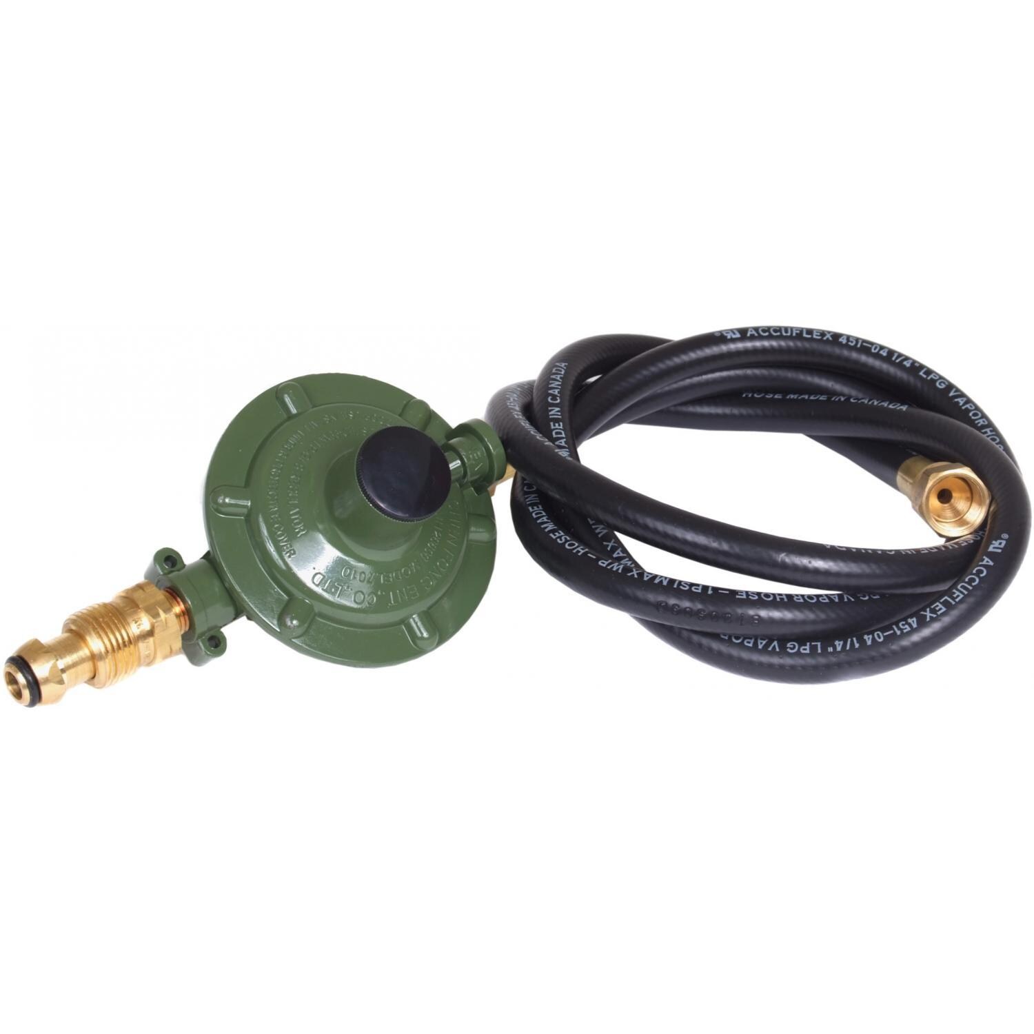 Five Foot Propane Hose And Low Pressure Regulator - 63-5114