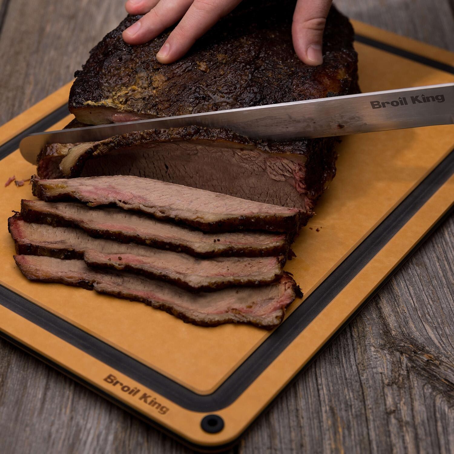 Broil King Carving Knife - 64939 - In Use - Lifestyle thumbnail