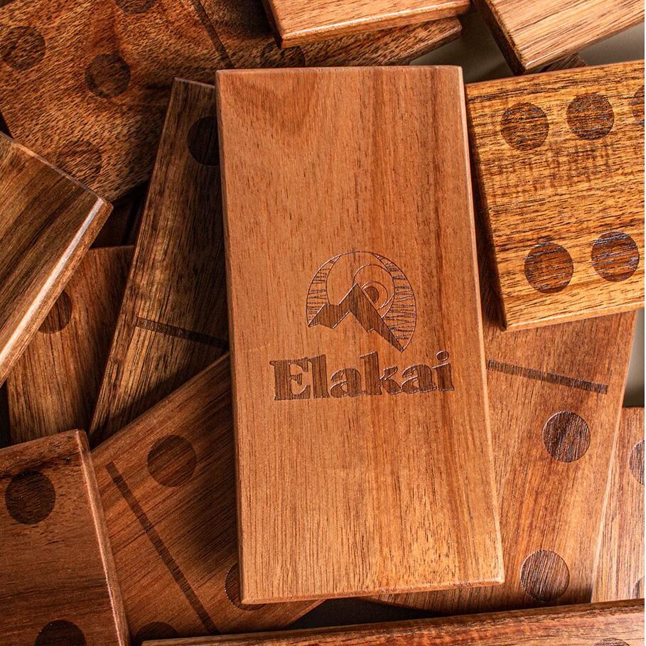 Elakai EGGD-00 Giant Wood Dominoes - Details thumbnail
