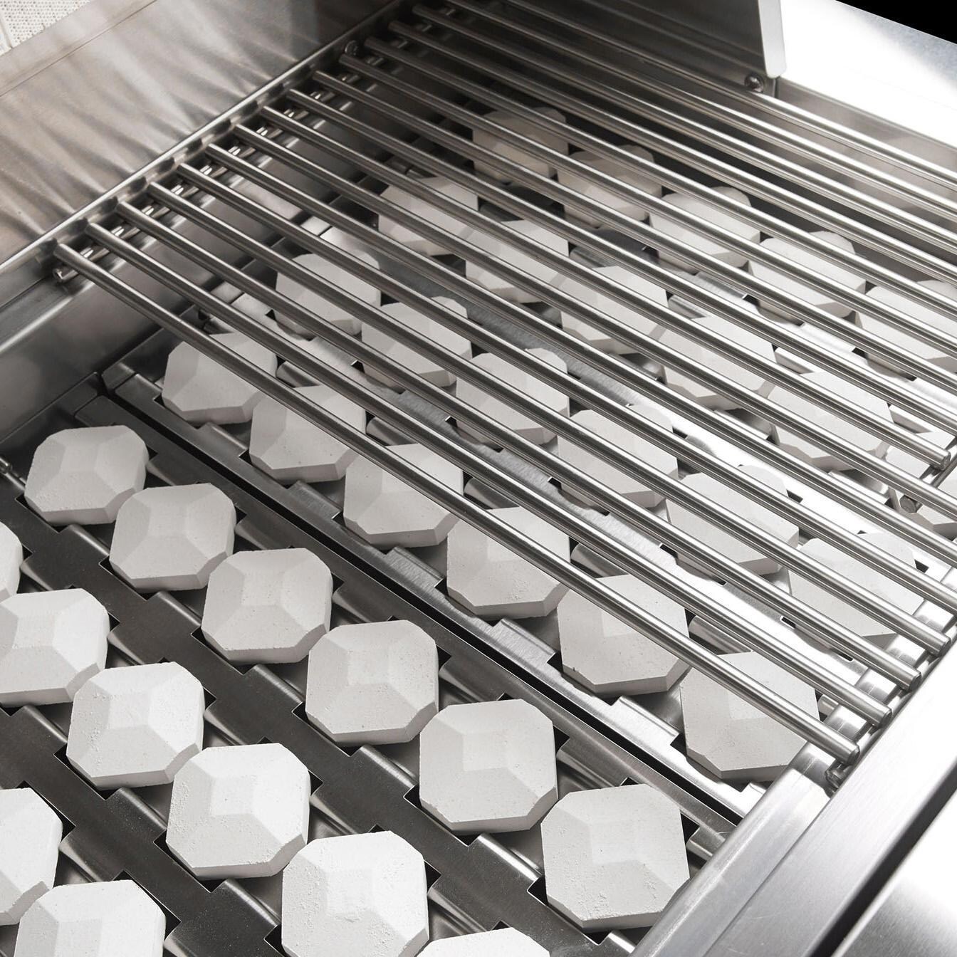 Vintage VBQ42G-N-1-KIT 42 Inch Natural Gas Grill with 2-Door Cart - Flame Tamer - Detail thumbnail