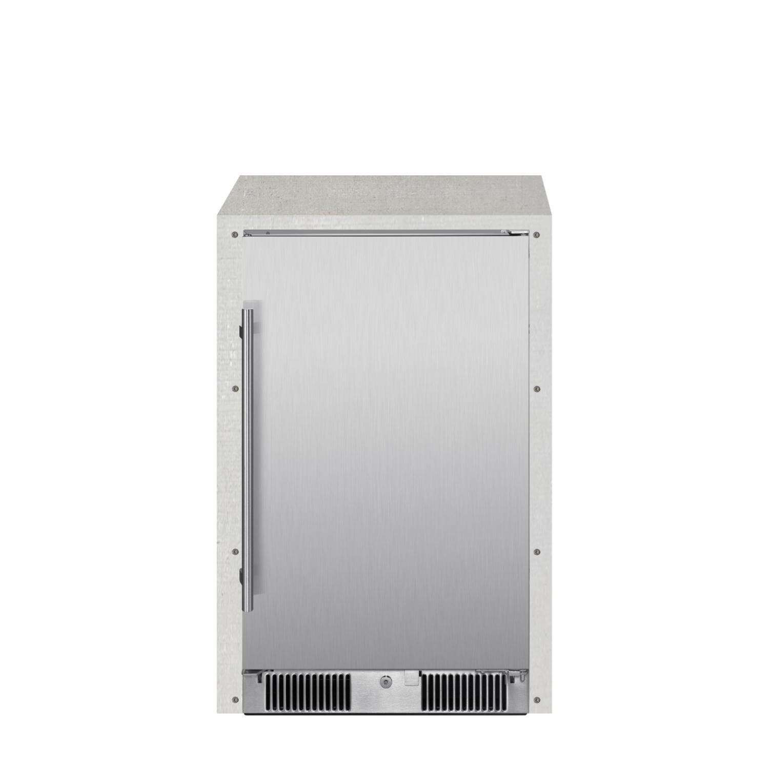 BBQGuys Signature 24-in Ready for Finish Outdoor Kitchen Module w/ Blaze 20-in 3.4 Cu. Ft. Outdoor Rated Compact Refrigerator