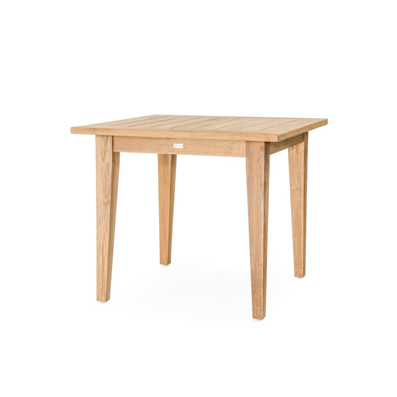 Teak + Table Friday 42-Inch Square Dining Table - White Background thumbnail