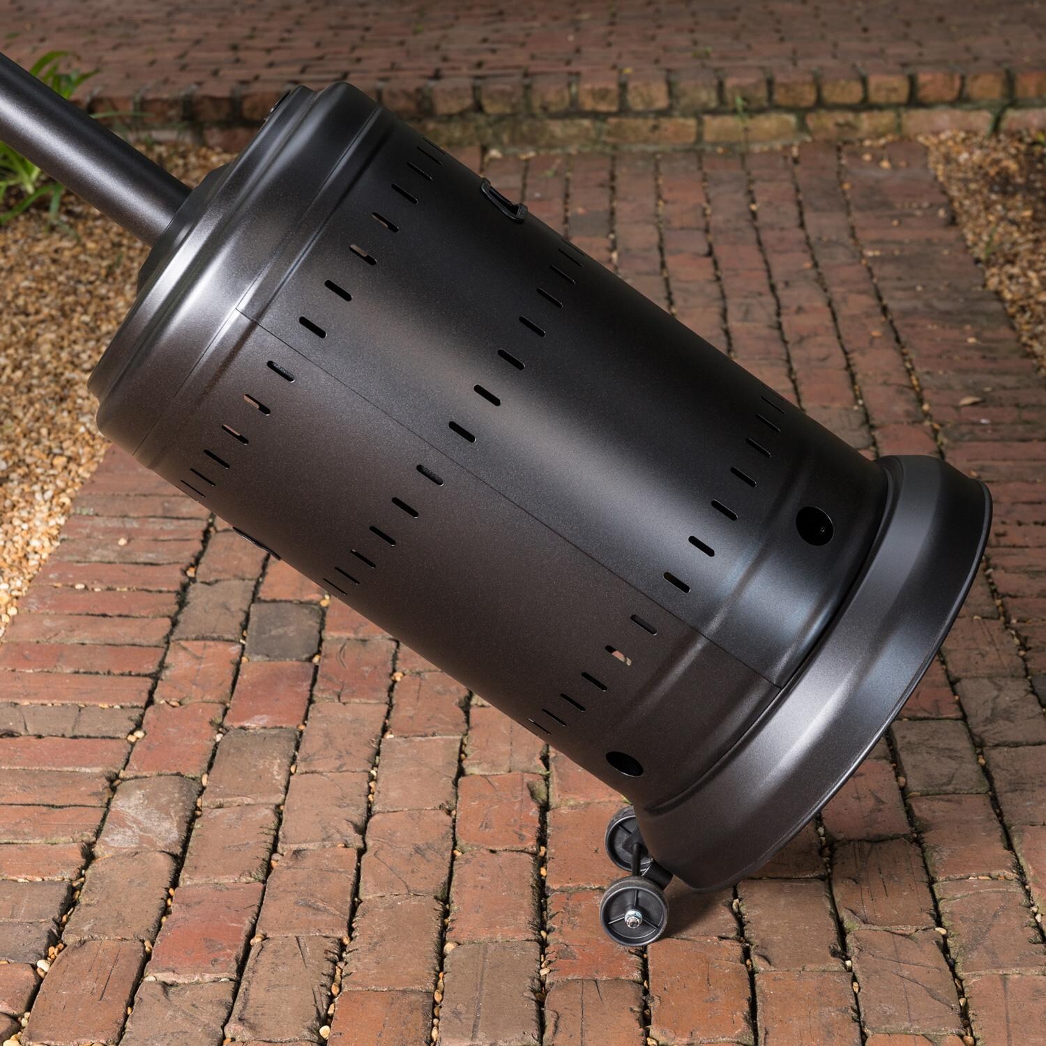 Ultimate Patio SC62785 Propane Commercial Portable Patio Heater - Espresso - Moving Heater Around Patio thumbnail