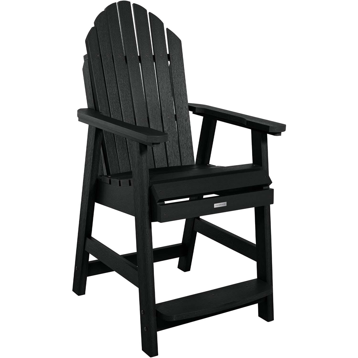 Dream Bay Counter Deck Chair in Black by Lakeview Outdoor Designs - White Background thumbnail
