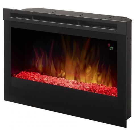DFR2551G - 25-Inch Electric Firebox - Acrylic Ice Embers - Red Flames and Red Glass thumbnail