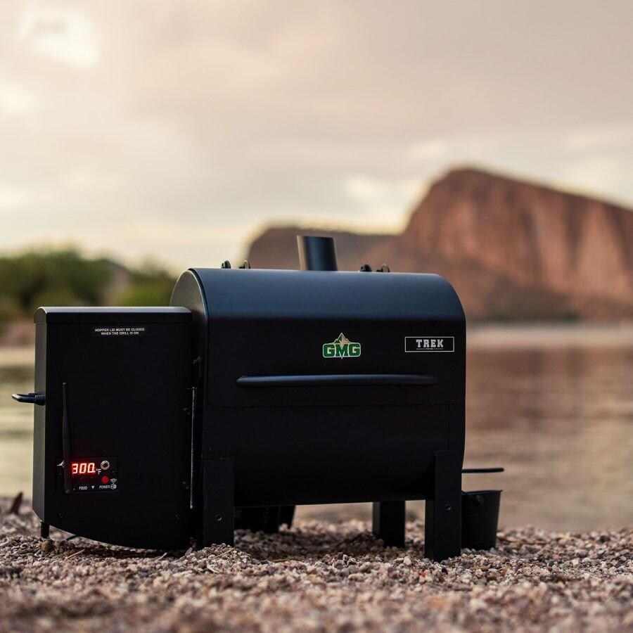 Green Mountain Grills Trek Prime 2.0 WiFi Pellet Grill - Hero - Lifestyle thumbnail