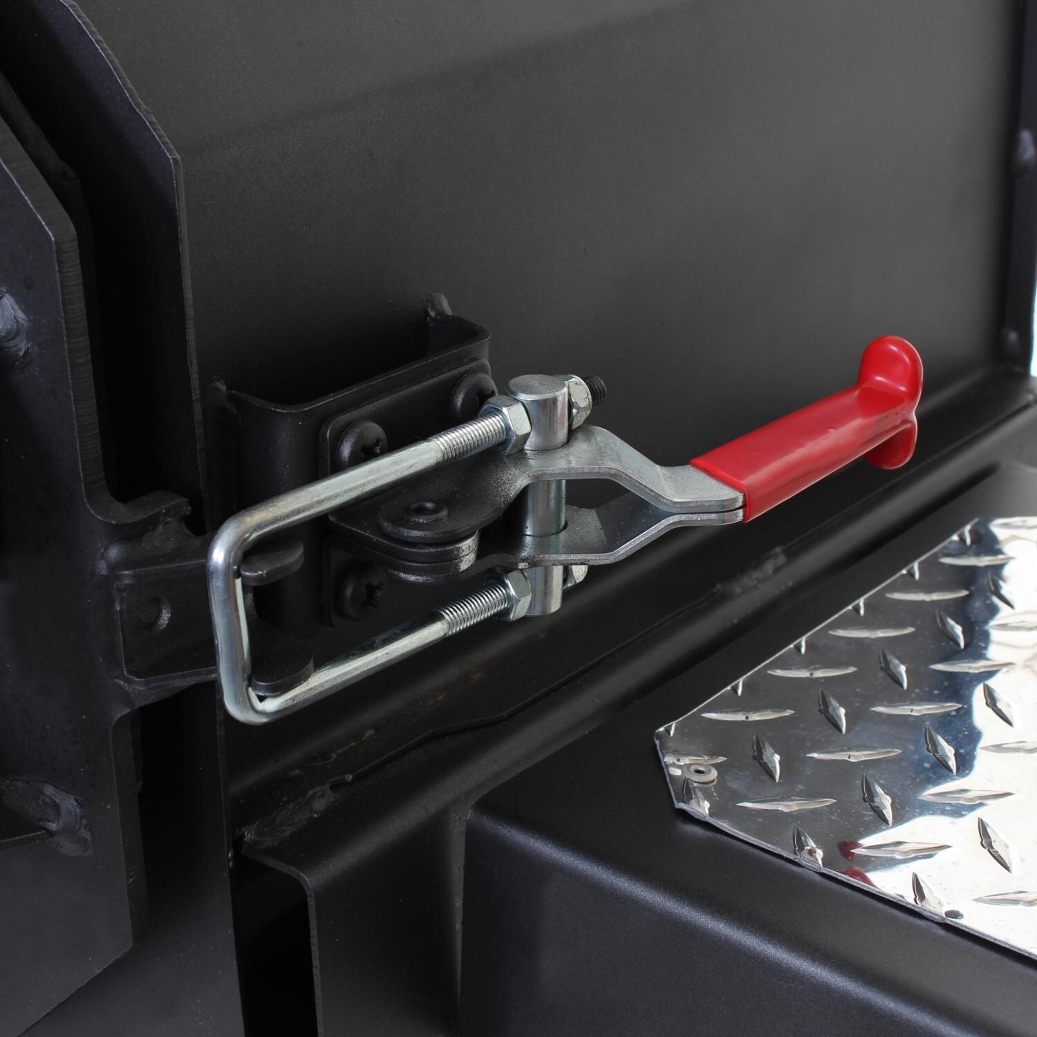 Cajun Express Smoker - 4 Rib Propane Pressure Smoker - Securing Latch thumbnail