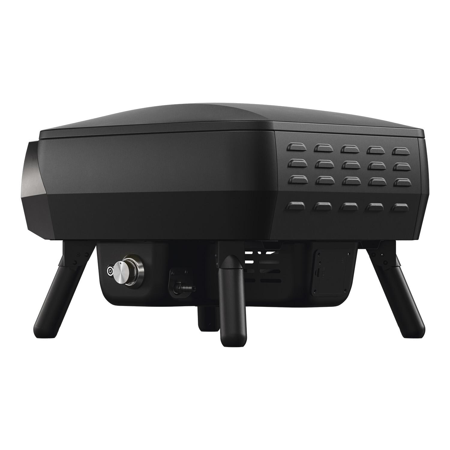 Witt 80650188 Piccolo Rotante Propane Pizza Oven - Matte Black - Back - White Background thumbnail