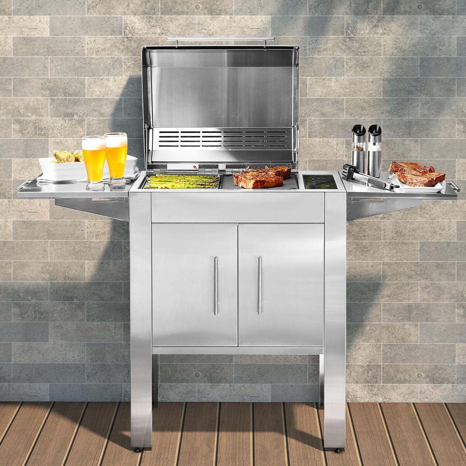 Kenyon C70426 Texan IntelliKEN Touch 3000 Watt Electric Grill - 240V - Lifestyle thumbnail