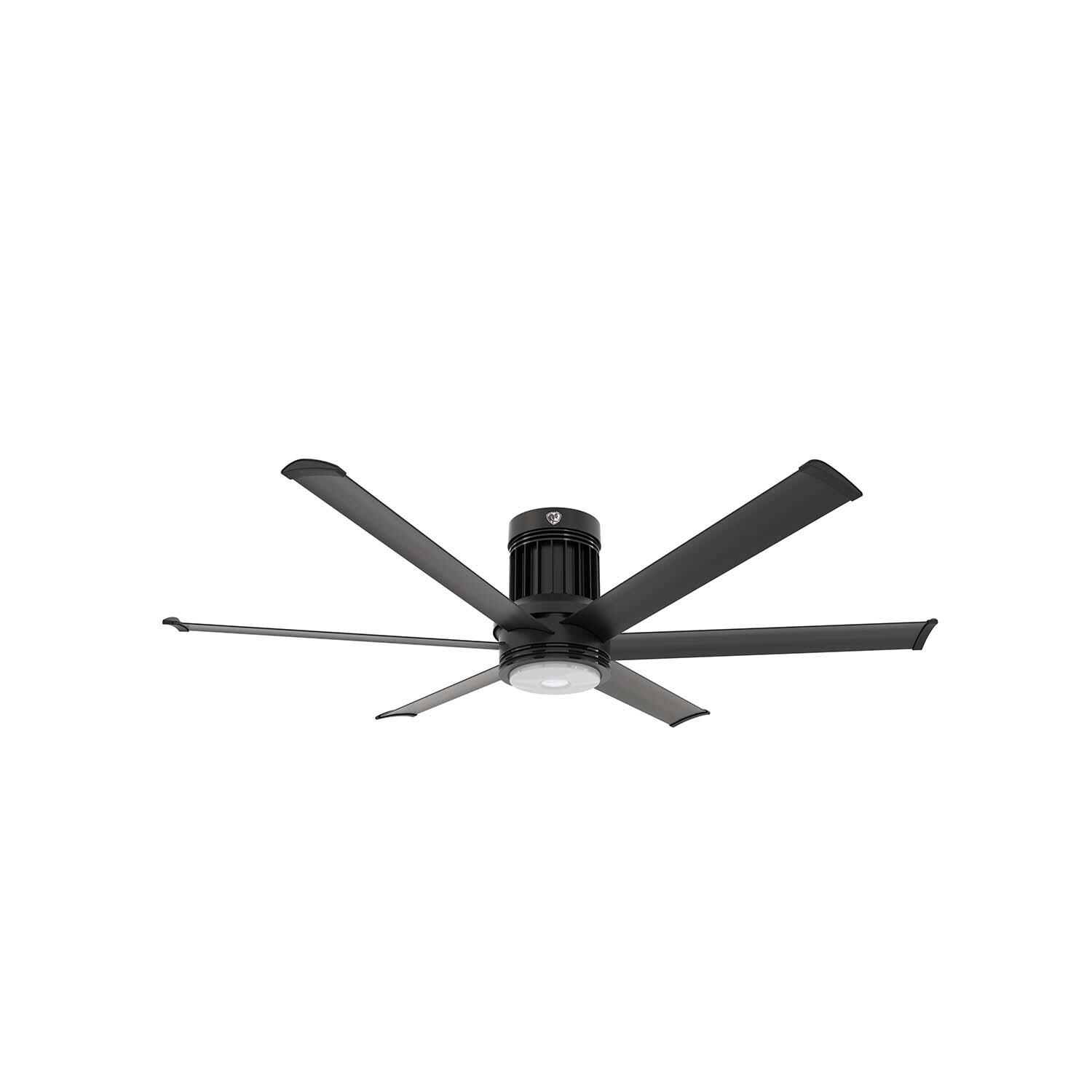Big Ass Fans 60-Inch i6 Ceiling Fan Universal Mount W/LED in Black - MK-I61-051906A728I00S2