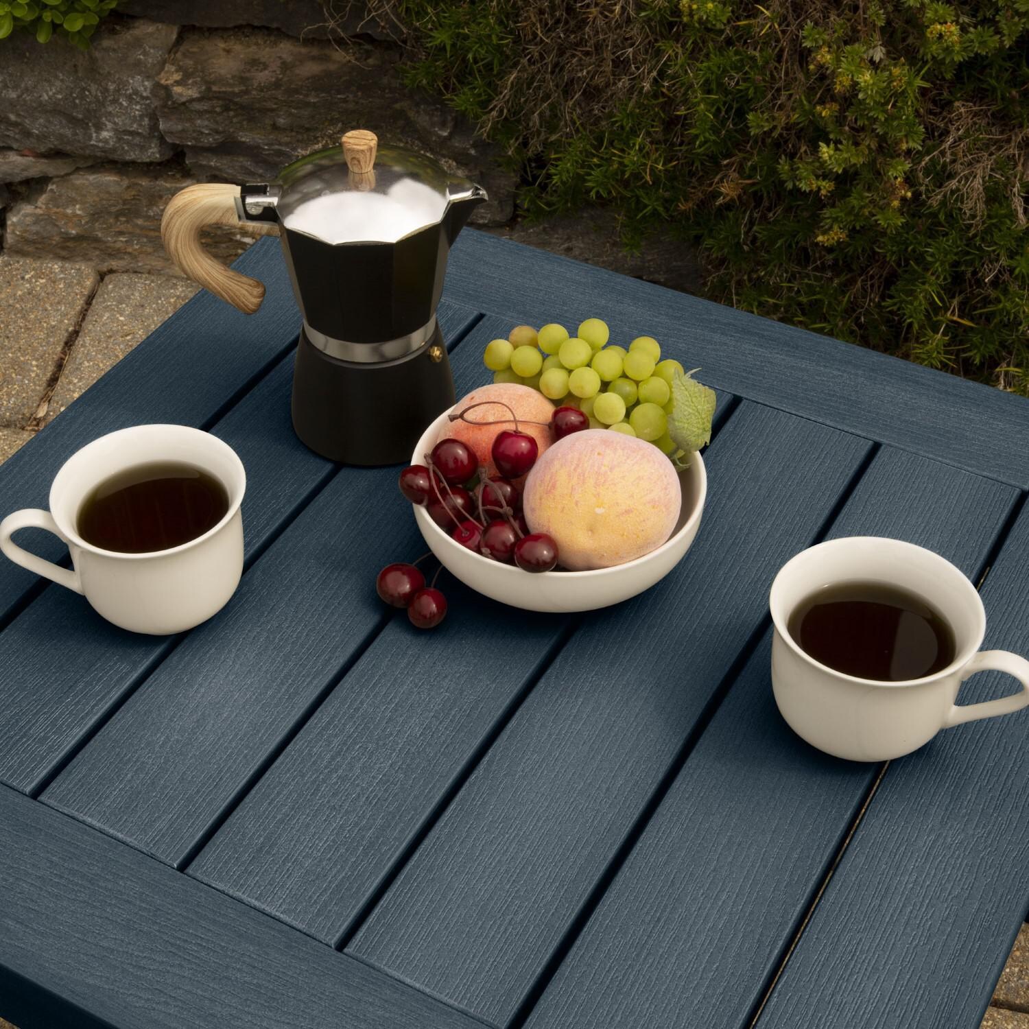 Lakeview Adirondack Side Table - Federal Blue - Overhead thumbnail