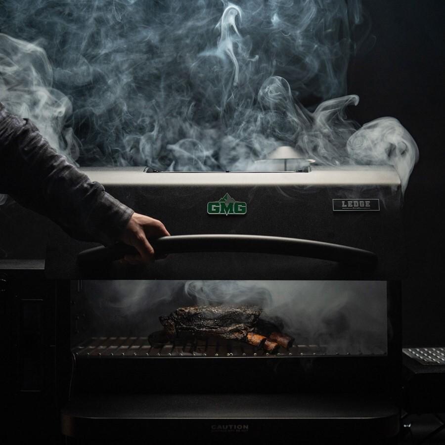 Green Mountain Grills LEDGE Prime Ledge Prime 2.0 WiFi Pellet Grill - Smoking Ledge Grill - Lifestyle thumbnail