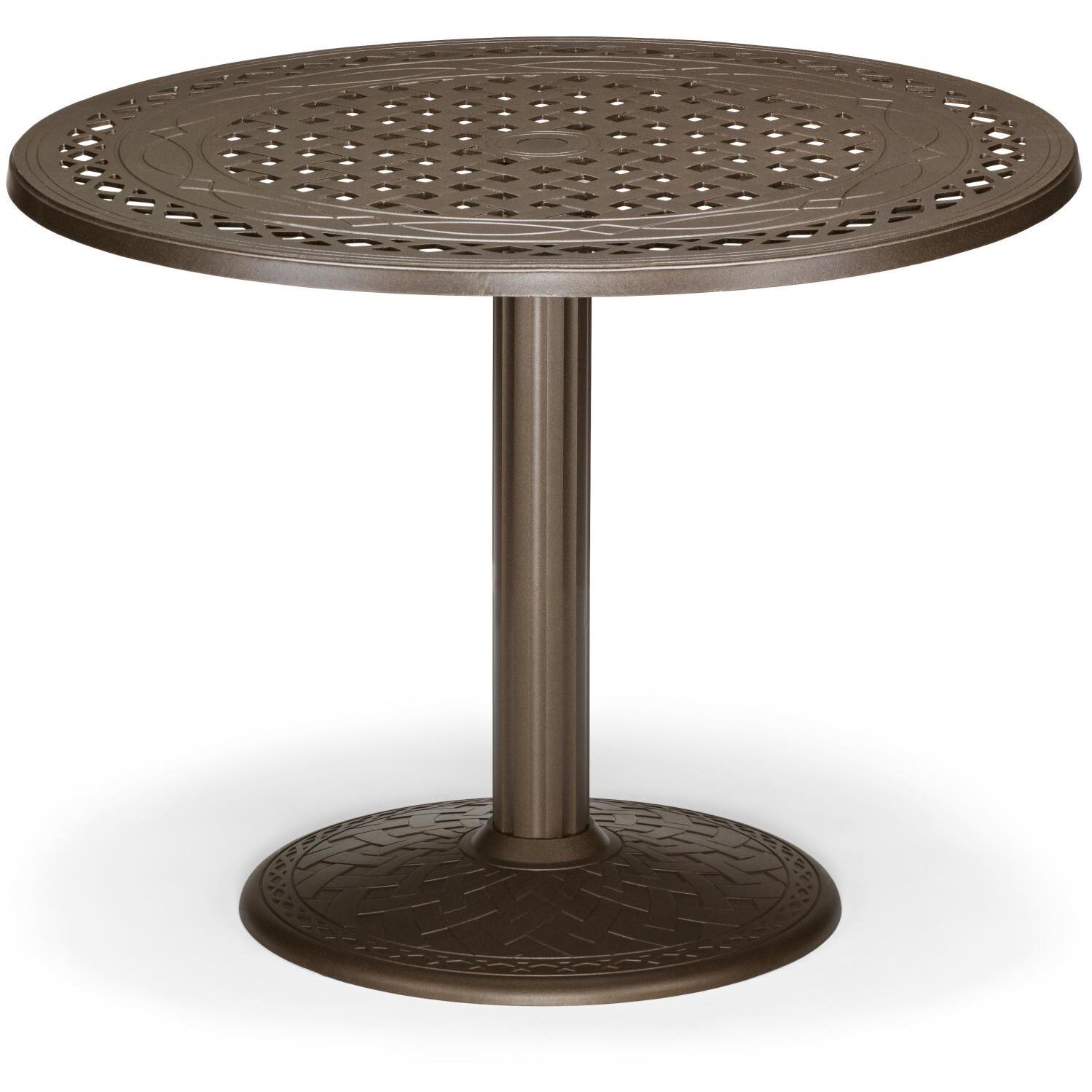 Aluminum 48-Inch Round Patio Dining Table By Telescope Casual thumbnail