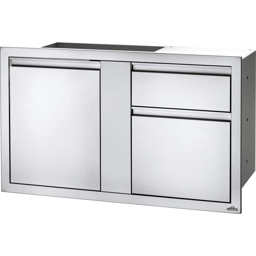 Napoleon 42 Inch Single Door & Double Drawer - BI-4224-1D2DR