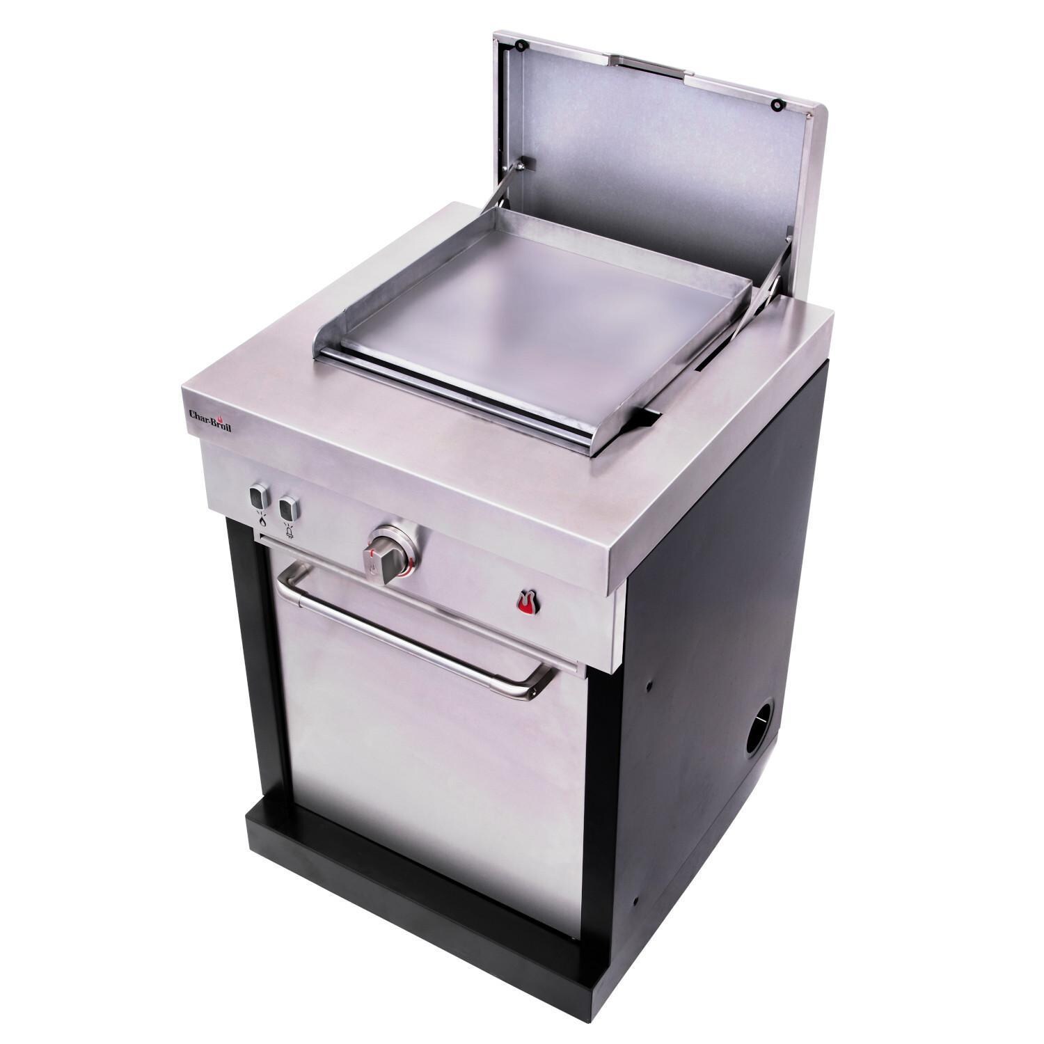 Charbroil 463246318 Medallion Series Modular Outdoor Kitchen Griddle - Angled View thumbnail