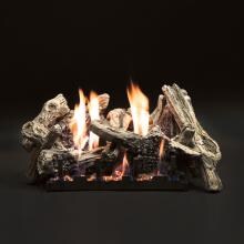 White Mountain Hearth By Empire 18-Inch Driftwood Gas Log Set With Vent-Free Propane Slope Glaze Burner - Manual Safety Pilot image