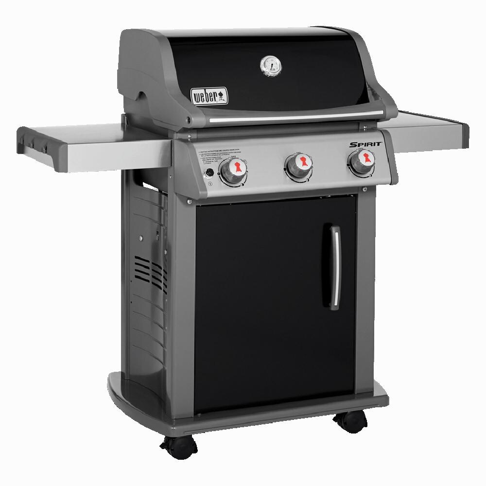 Weber - 46510001 - Spirit E-310 Freestanding Propane Gas Grill - Black - Angled Right thumbnail