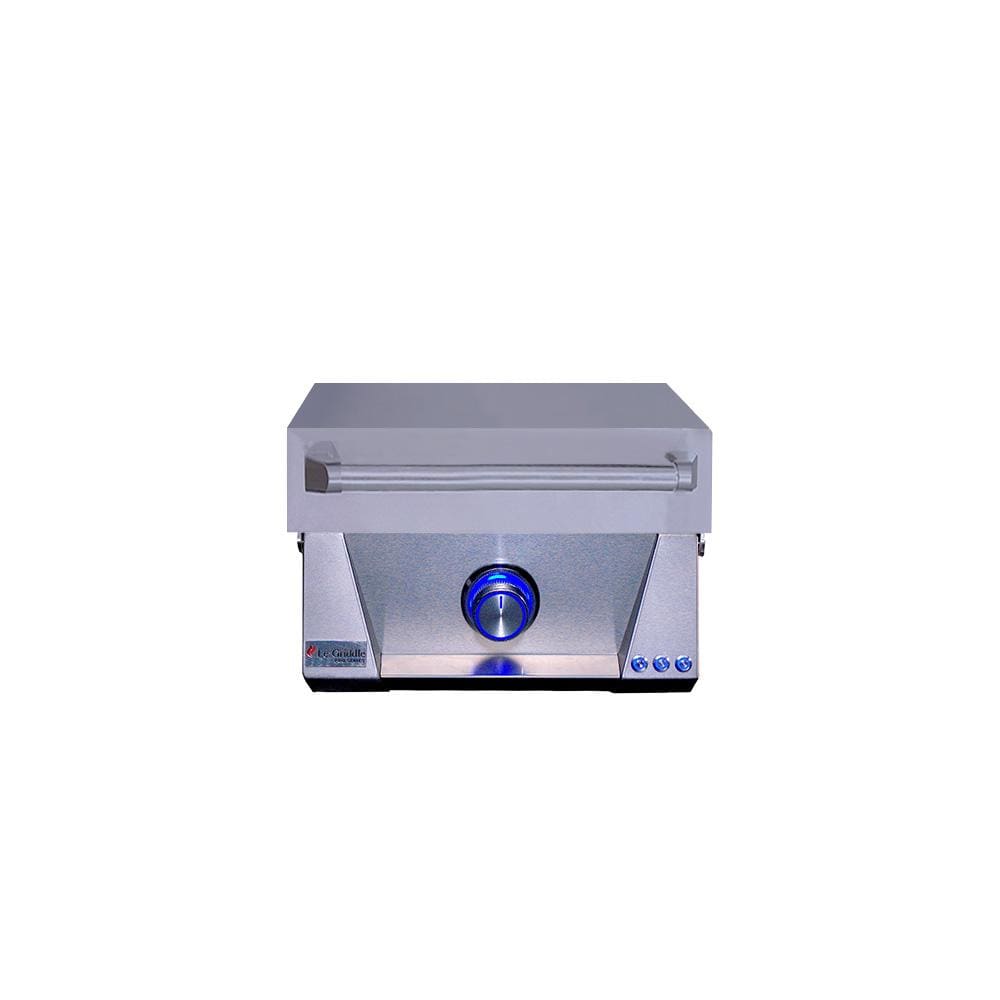 Le Griddle Pro Series 40 16-in Built-In Propane Flat Top Grill w/ 3mm Plate & Lid - OML40P3 LP