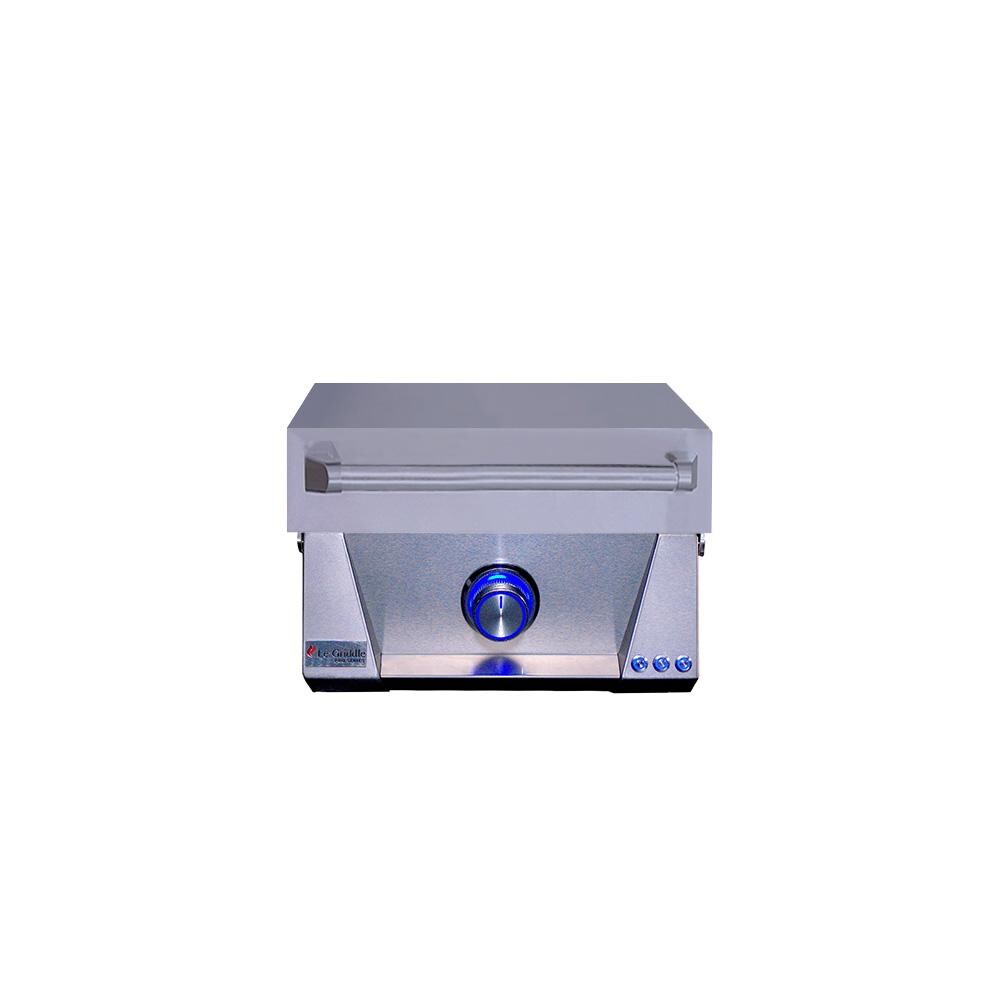 Le Griddle Pro Series 40 16-in Built-In Propane Flat Top Grill w/ 3mm Plate & Lid - OML40P3 LP