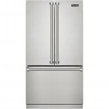 Viking 3 Series 36-Inch 22.1 Cu. Ft. French Door Bottom Freezer Refrigerator - RVRF3361SS image