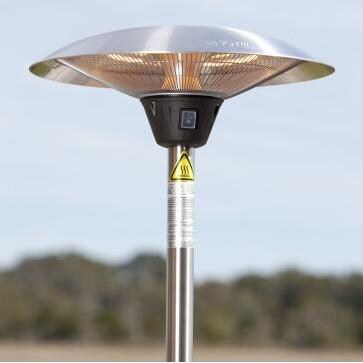 Fire Sense Frisco 1,500W Electric Patio Heater - Stainless Steel - 62218 - Head thumbnail