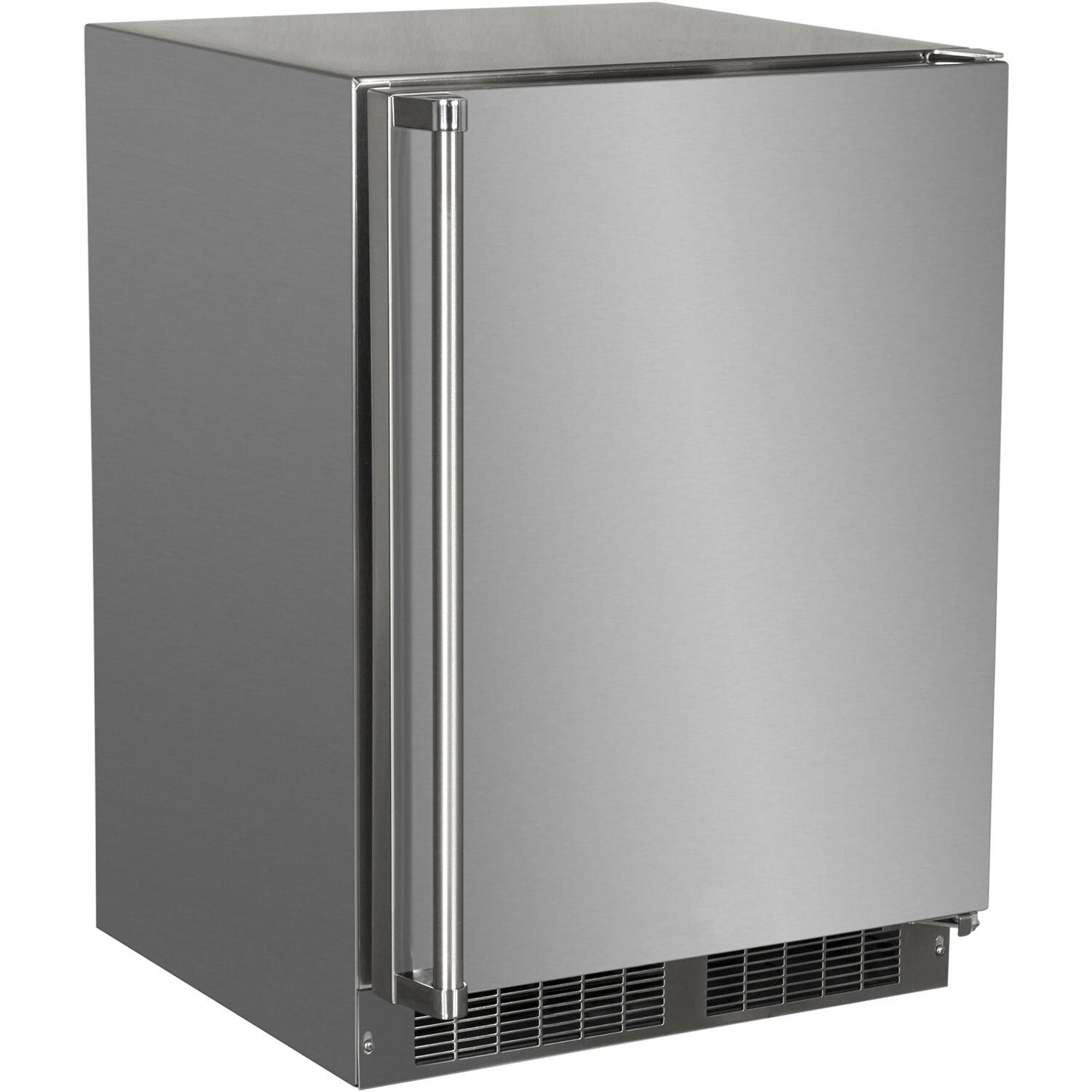 Marvel 24-Inch 5.1 Cu. Ft. Right Hinge Outdoor Rated Compact Refrigerator With Door Storage - MORE224SS41A