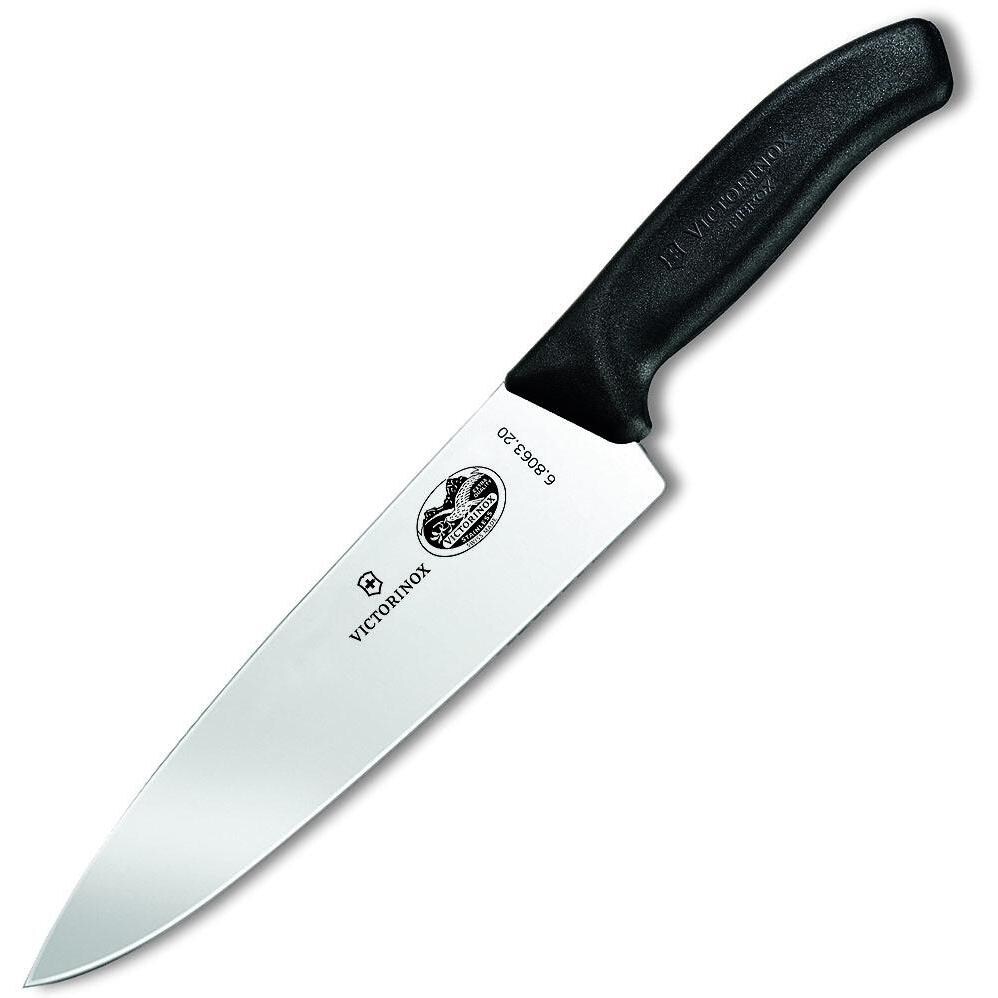 Victorinox Swiss Classic 8-Inch Straight Edge Chefs Knife - Black thumbnail
