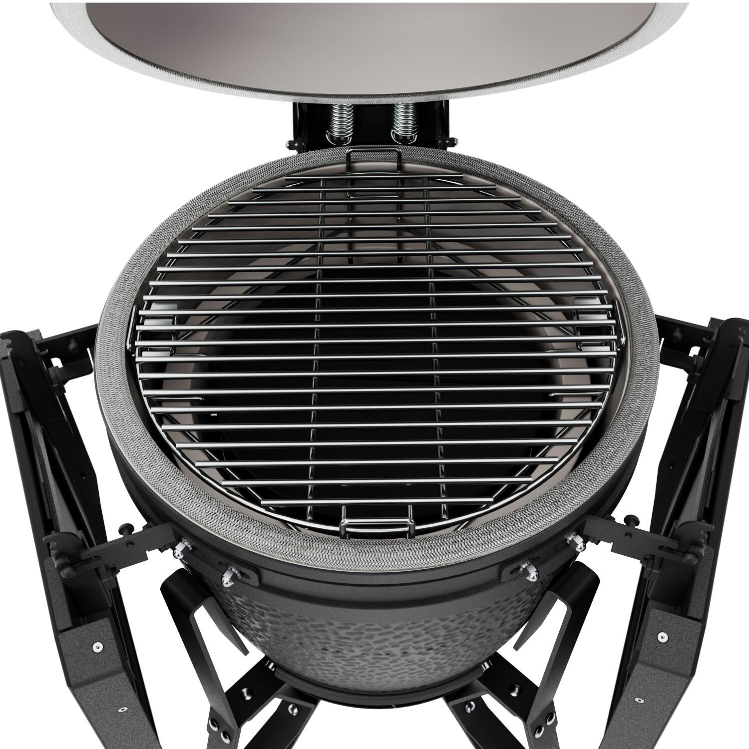 BSTRD.CORE B303G-USA Medium Complete Kamado Grill in Graphite - Inside - White Background thumbnail
