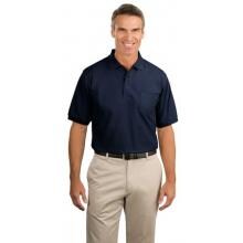 Port Authority Silk Touch Polo Shirt With Pocket XL - Navy image