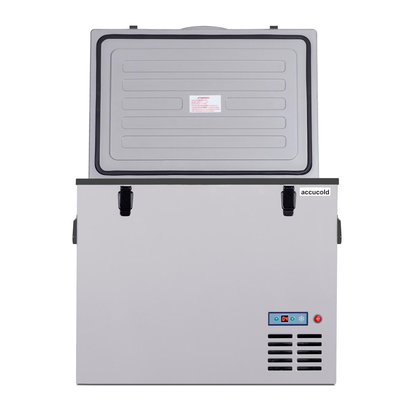 Summit SPRF56 1.94 Cu. Ft. Portable Refrigerator/Freezer w/ Insulated Cover - Open thumbnail