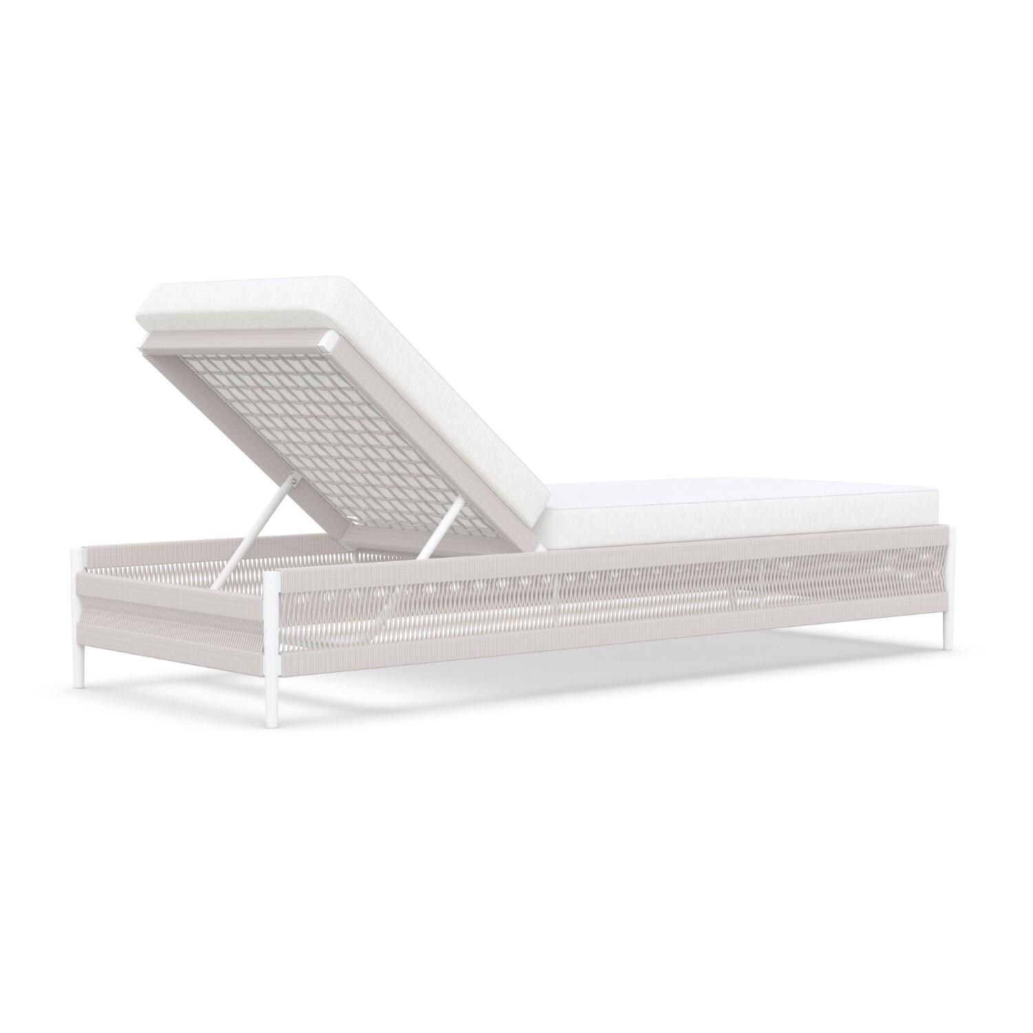 Azzurro Living CAT-R03L1-CU Catalina Woven Rope Lounge Chair in Sand/Cloud - Back - White Background thumbnail