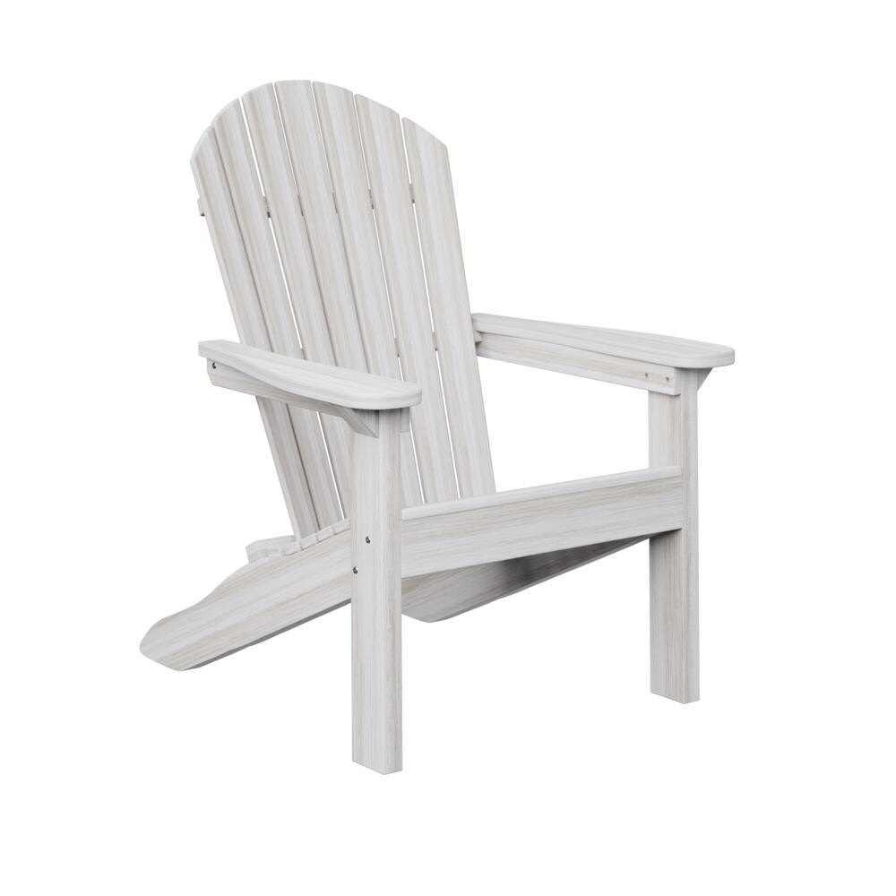 Comfo Back Recycled Plastic Adirondack in Seashell by Berlin Gardens
