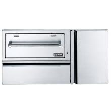 Lynx 42-Inch Convenience Center With Built-In 120V Electric Warming Drawer & Propane Tank Storage - L42CC-1