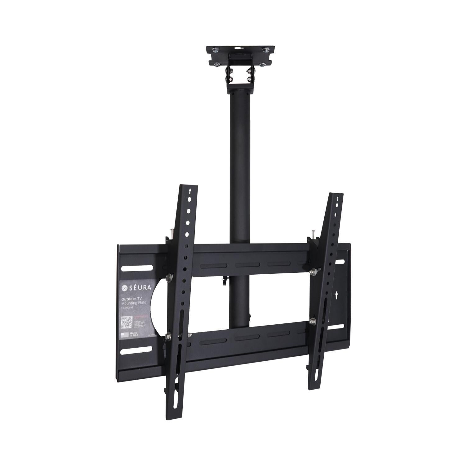 Seura SC-1 Outdoor TV Short Ceiling Mount - Angled View thumbnail