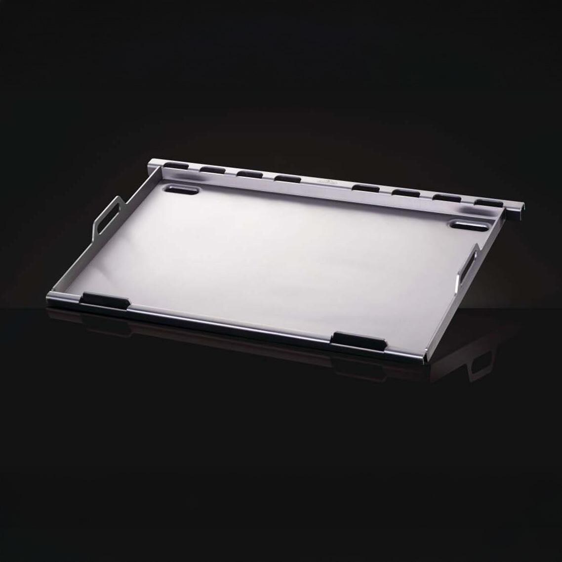 Napoleon  56094 Stainless Steel Griddle Insert for Prestige PRO, Prestige, Built-in 700 Series, and Rogue 525 & 625 Models - Angled View - White Background thumbnail