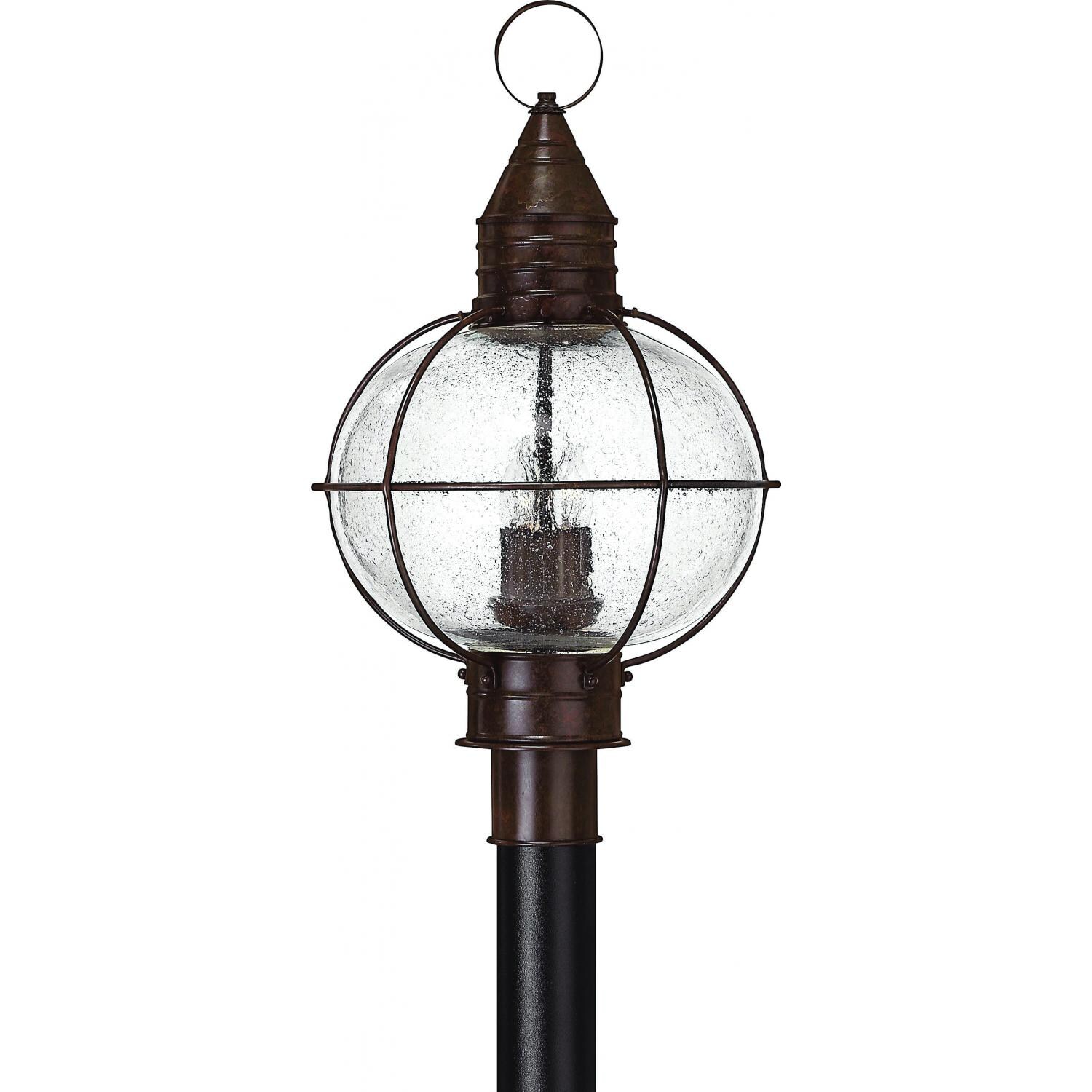 Hinkley Lighting Cape Cod Four Light 24-Inch Outdoor Post Light - Sienna Bronze - 2201SZ