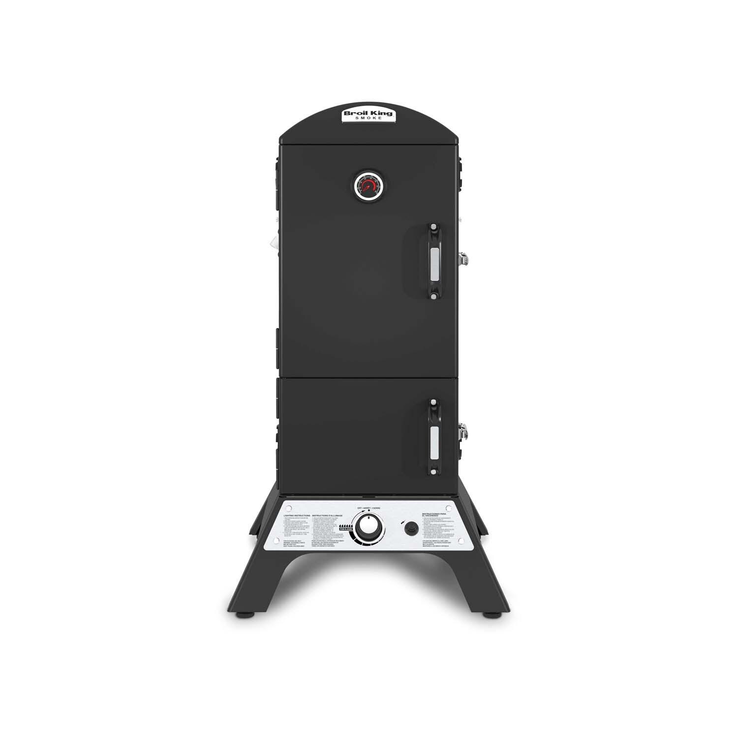 Broil King Smoke 28-Inch Vertical Propane Gas Smoker - Black