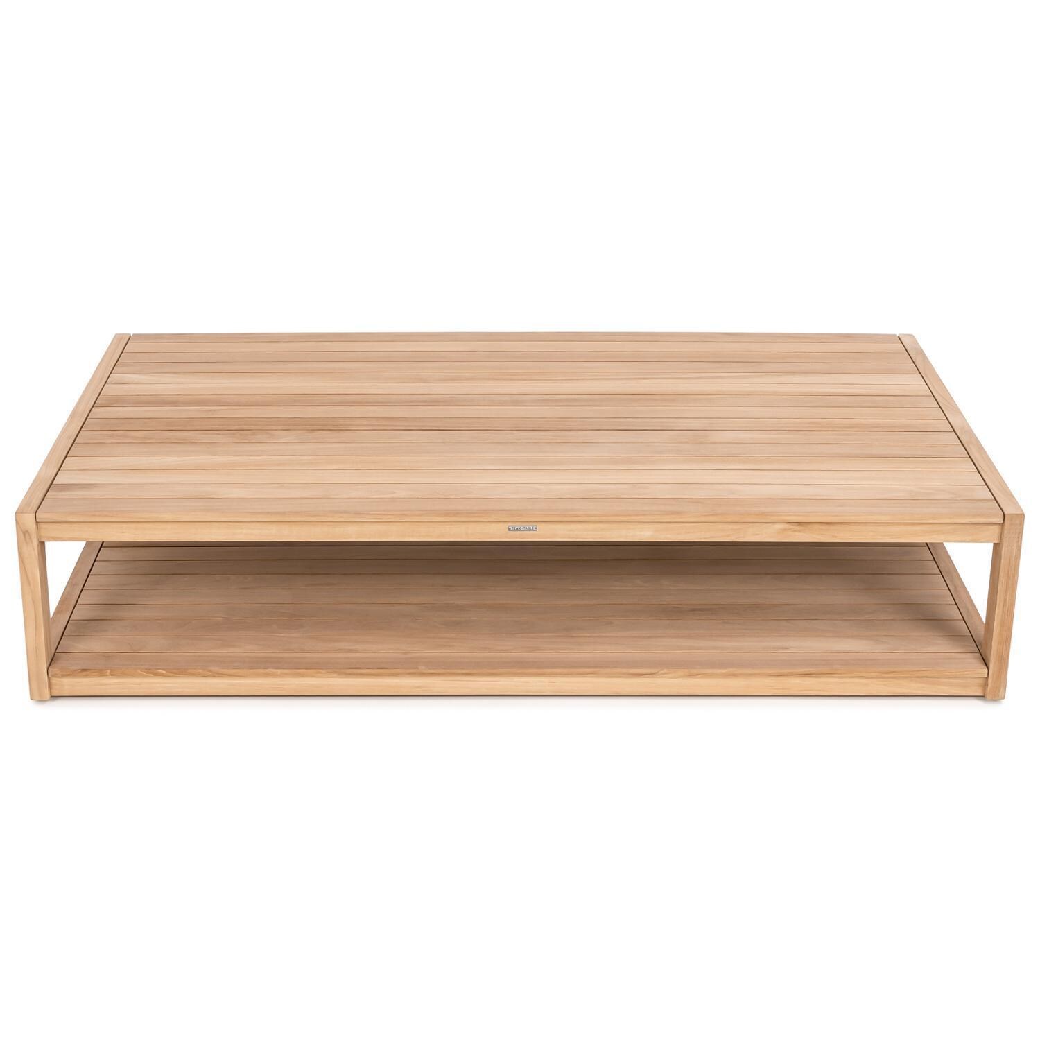 Atlantic Rectangular Teak Patio Coffee Table By Teak + Table BBQGuys