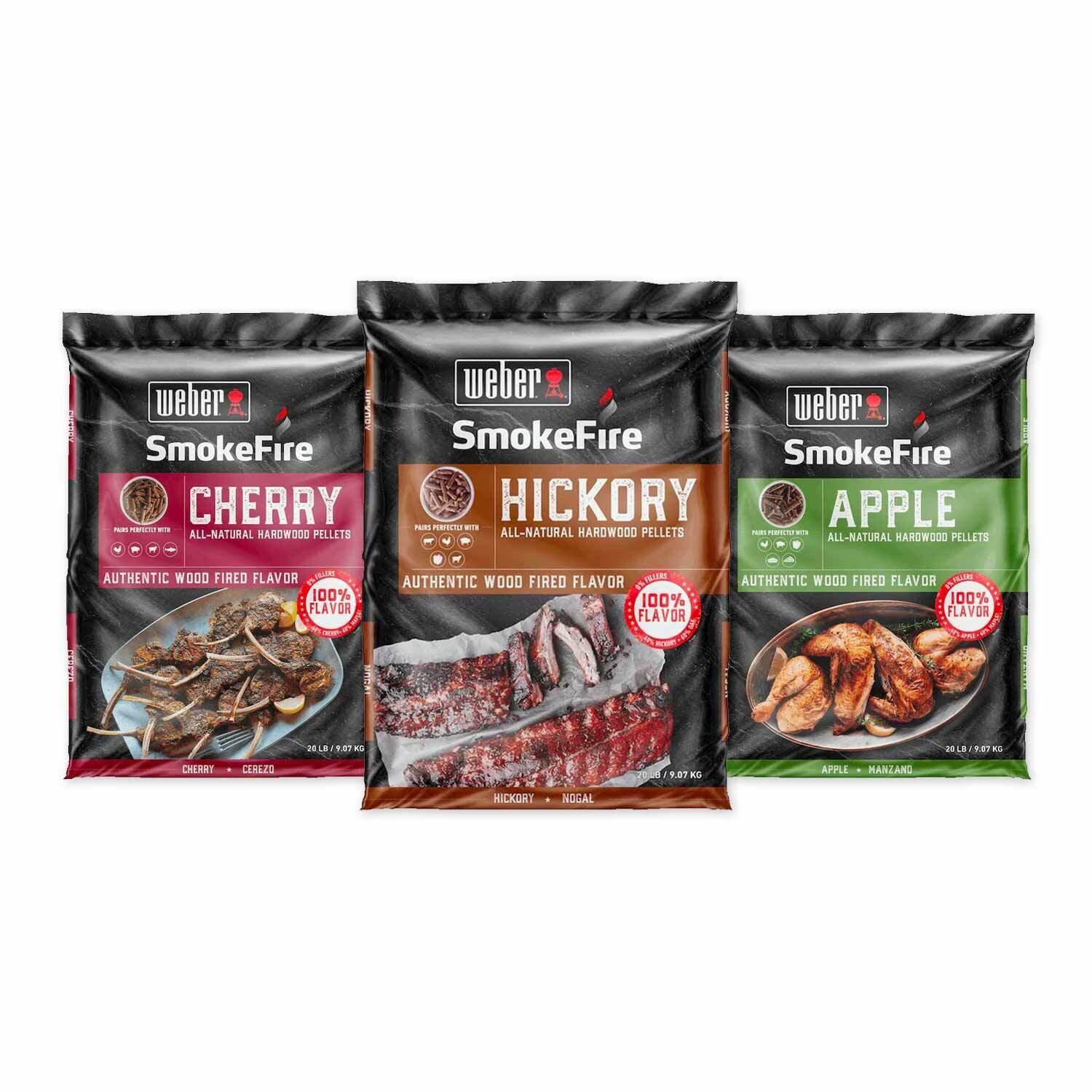 Weber - SmokeFire All-Natural Hardwood Pellets Variety Bundle thumbnail