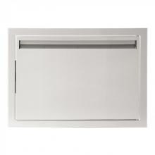 BBQGuys Aspen Series 24-Inch Stainless Steel Right-Hinged Single Access Door - Horizontal