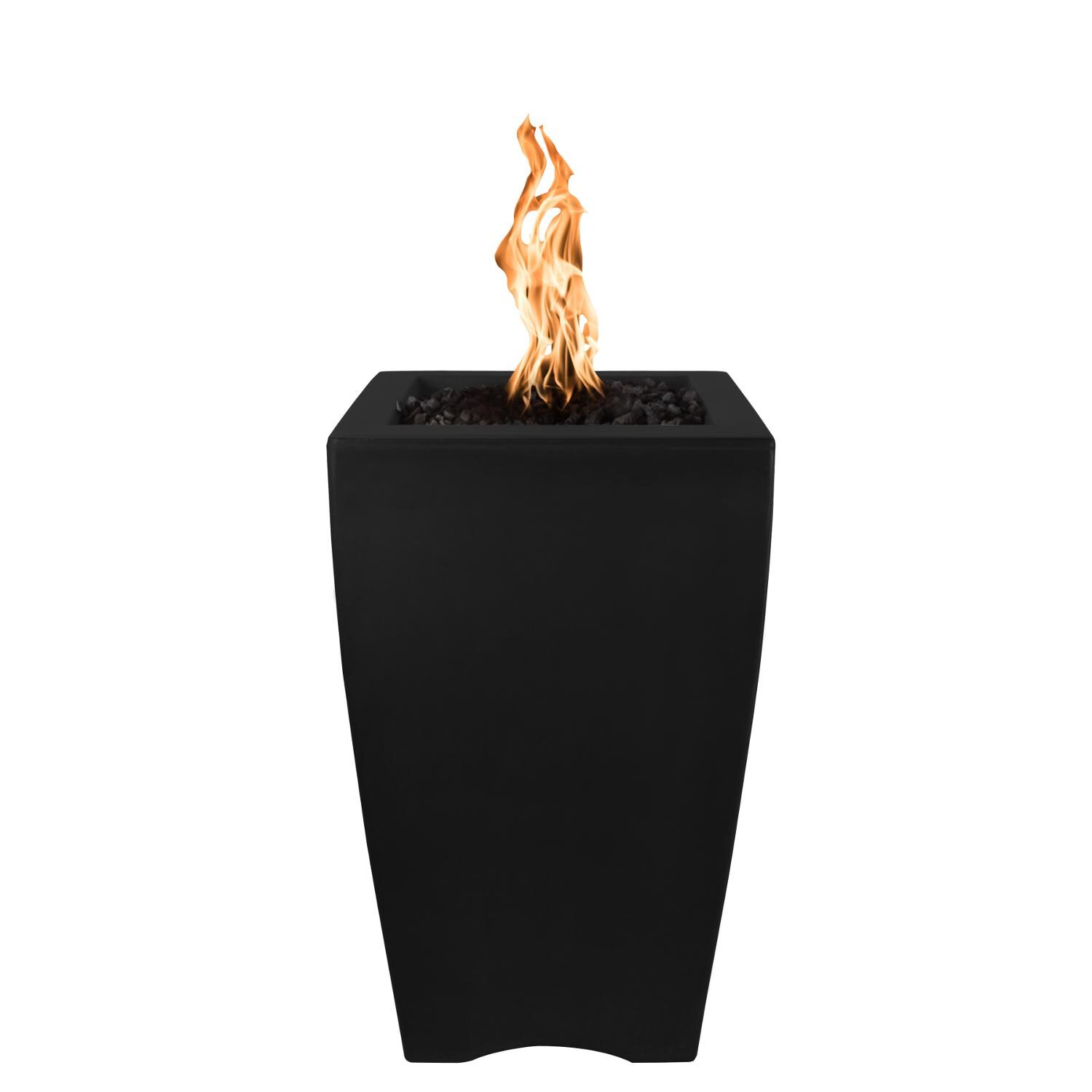 Black Square Baston GFRC Fire Pillar thumbnail